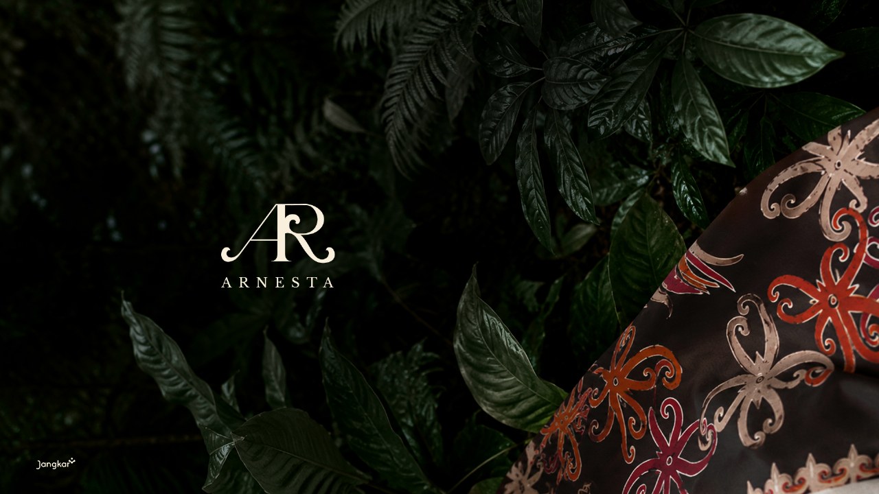 Detail kain batik Arnesta